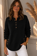 ALYSSA | BUTTON HENLEY TUNIC
