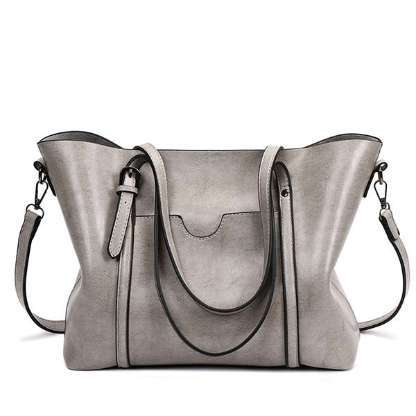 SOPHIA - REFINED ELEGANCE LEATHER TOTE BAG