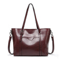 SOPHIA - REFINED ELEGANCE LEATHER TOTE BAG