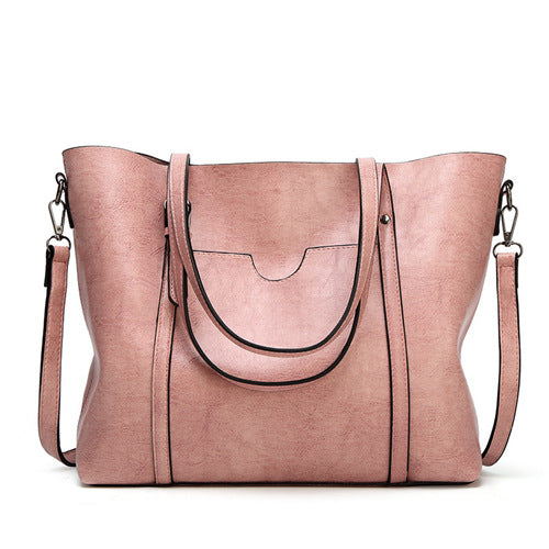SOPHIA - REFINED ELEGANCE LEATHER TOTE BAG