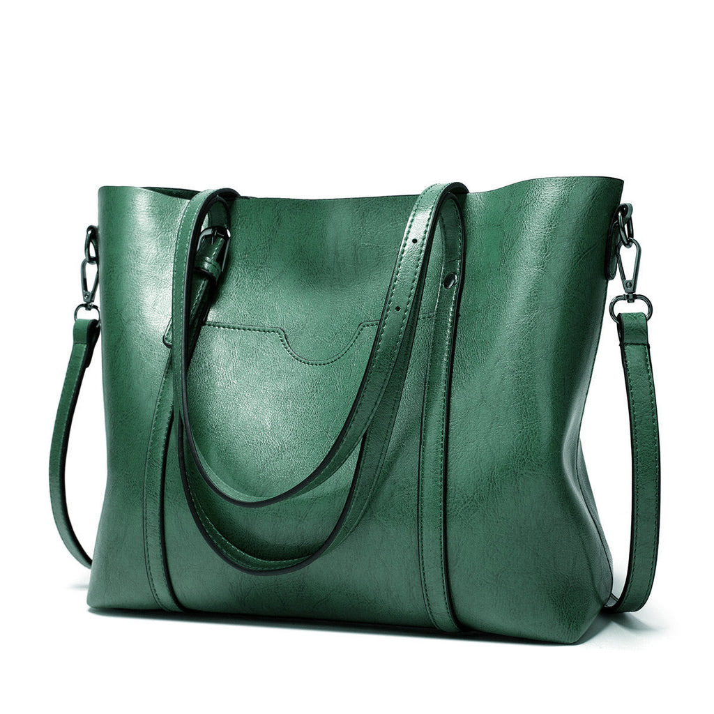 SOPHIA - REFINED ELEGANCE LEATHER TOTE BAG