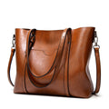 SOPHIA - REFINED ELEGANCE LEATHER TOTE BAG