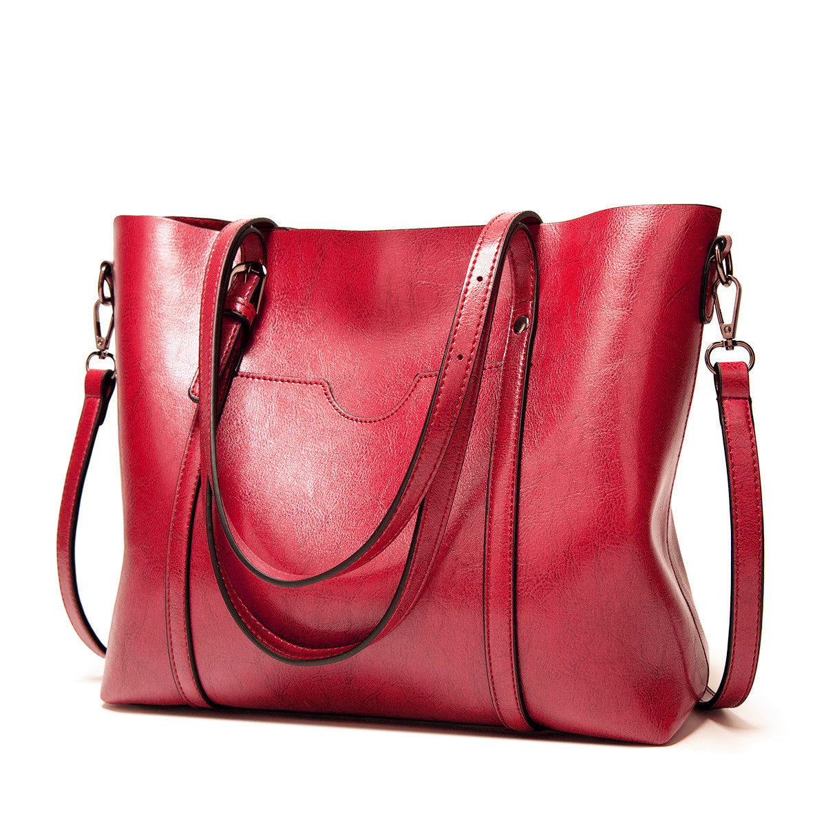 SOPHIA - REFINED ELEGANCE LEATHER TOTE BAG