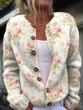 ELARIS | WOMENS VINTAGE KNIT CARDIGAN SWEATER