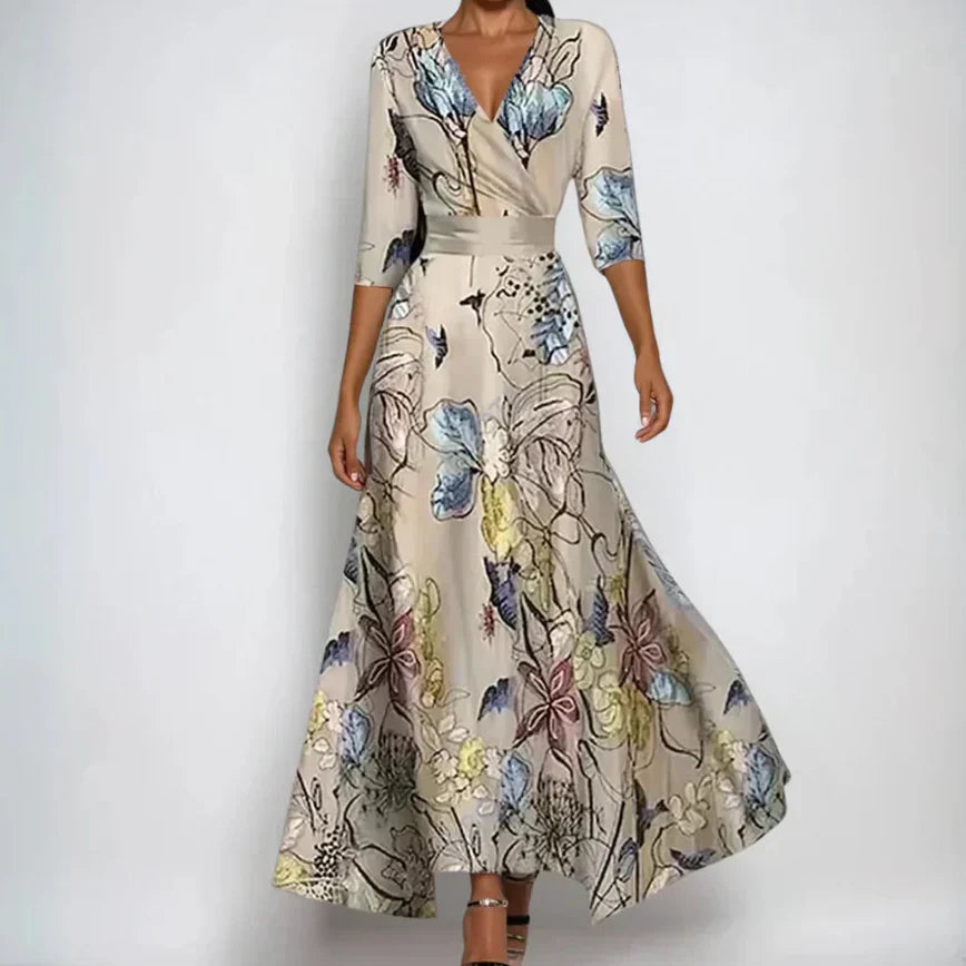EMILY | ELEGANT FLORAL DRESS