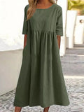 Joan | Elegant Short-Sleeved Dress