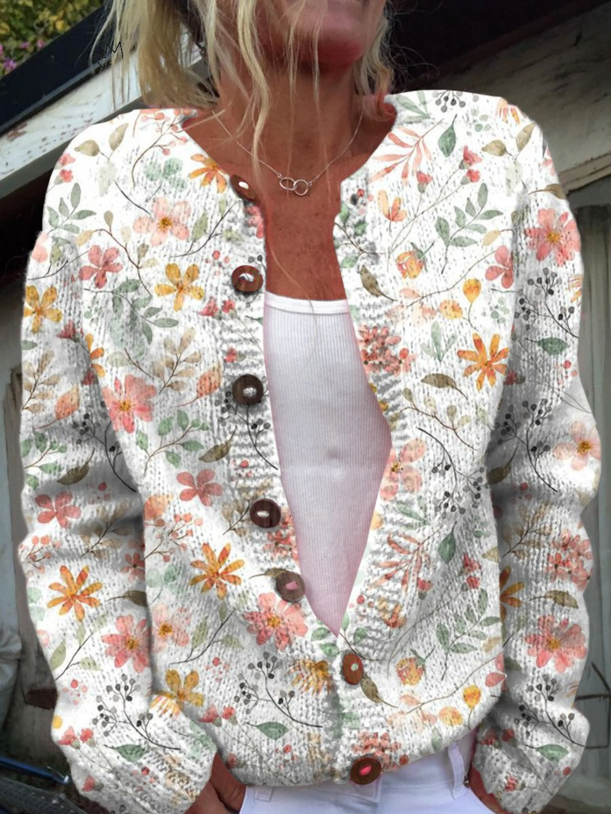 CELVIANNE | WOMENS VINTAGE KNIT CARDIGAN SWEATER