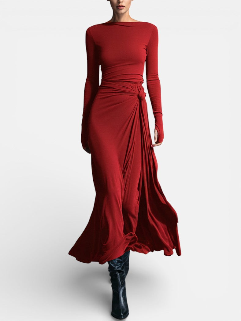 Natalia | Maxi Dress with Side Knot