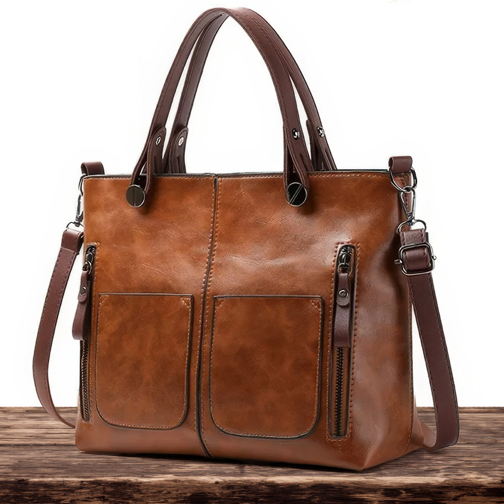 NANCY - TIMELESS ELEGANCE LEATHER SHOULDER BAG