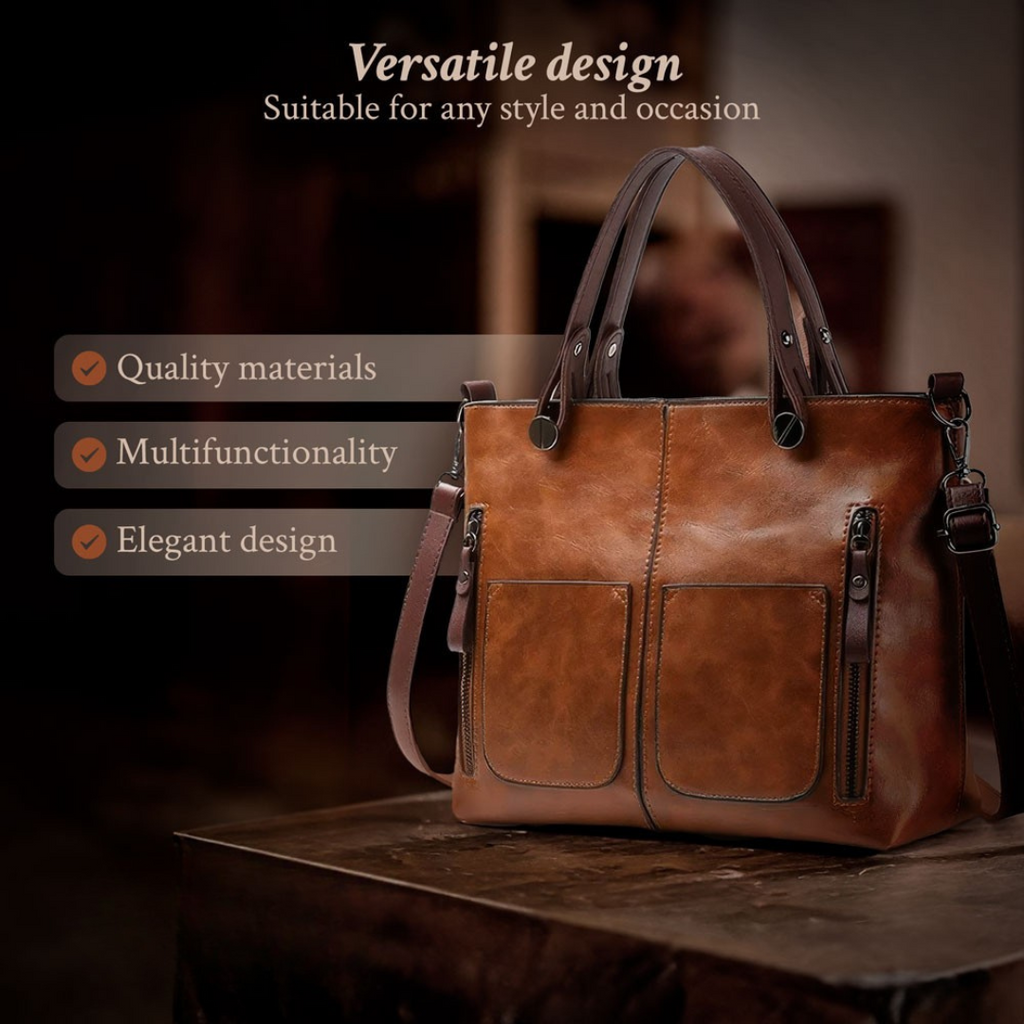 NANCY - TIMELESS ELEGANCE LEATHER SHOULDER BAG