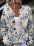 RENAYA | WOMENS VINTAGE KNIT CARDIGAN SWEATER