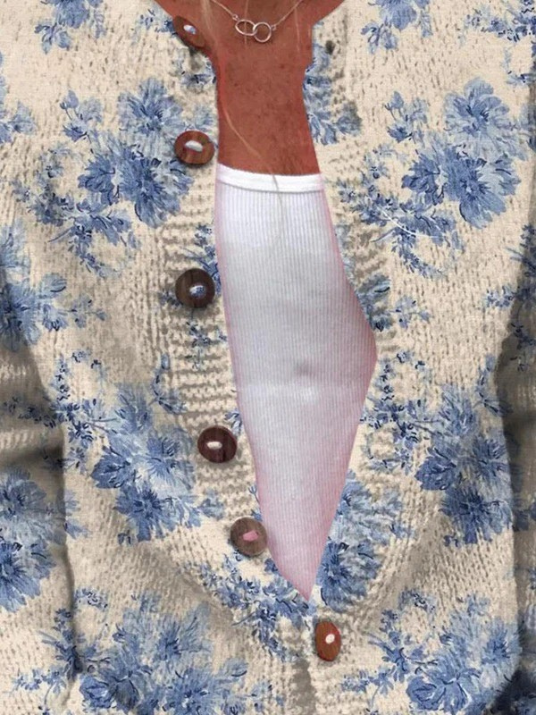 RENAYA | WOMENS VINTAGE KNIT CARDIGAN SWEATER