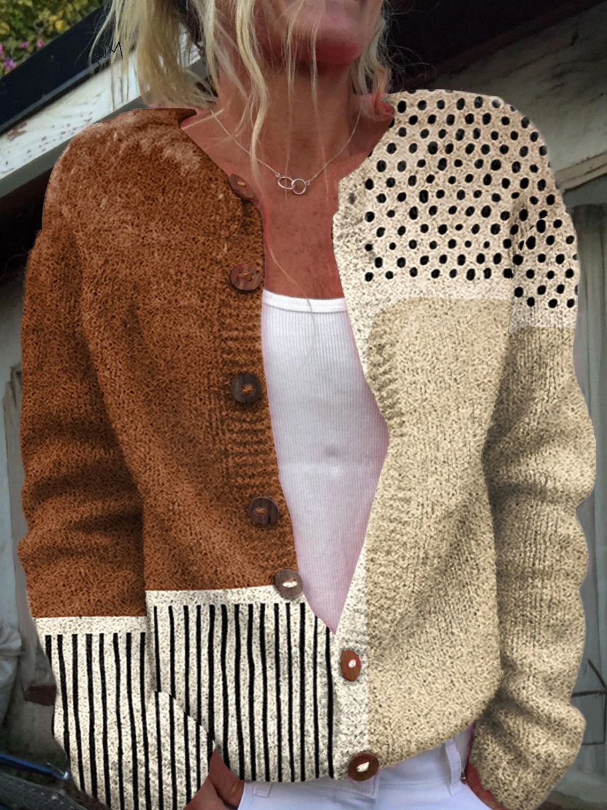 ALVIERA | WOMENS VINTAGE KNIT CARDIGAN SWEATER