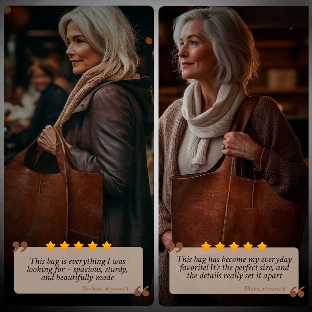 RUTH - TIMELESS ALLURE LEATHER TOTE BAG