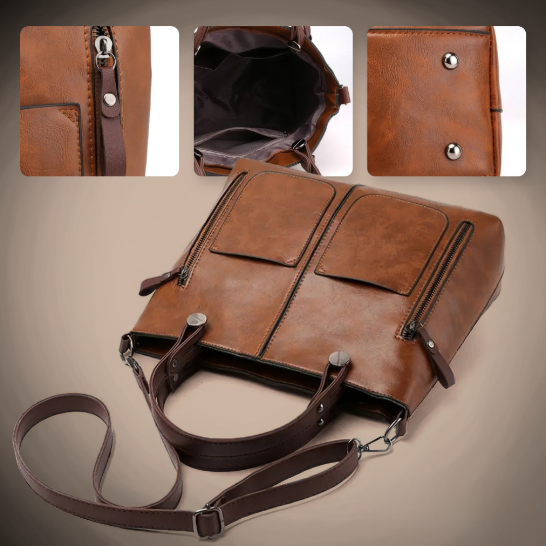 NANCY - TIMELESS ELEGANCE LEATHER SHOULDER BAG