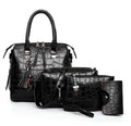 EVELYN - EVERYDAY ELEGANCE 4-PIECE LEATHER BAG SET