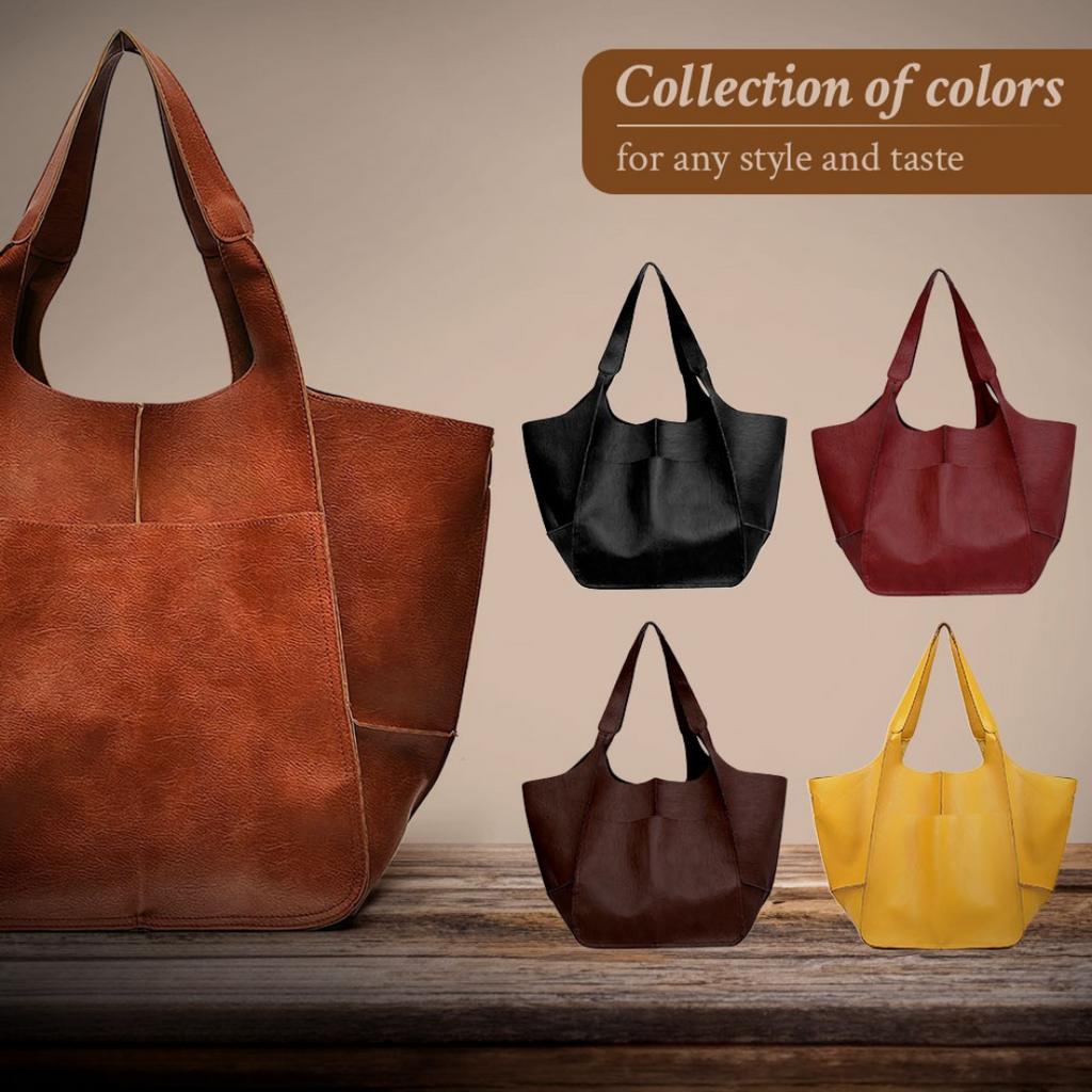 RUTH - TIMELESS ALLURE LEATHER TOTE BAG