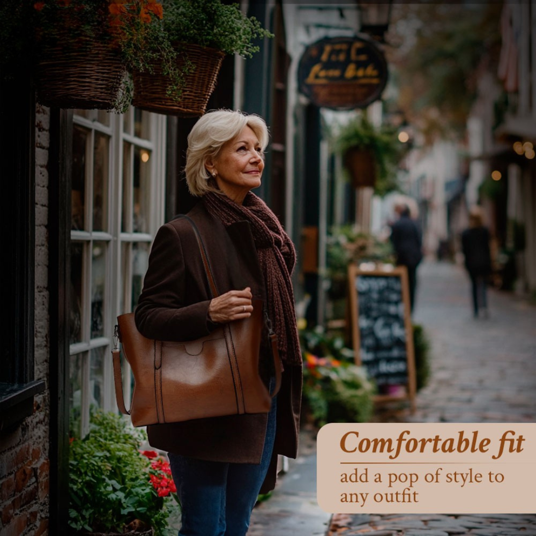 JANE - TIMELESS VINTAGE LEATHER HANDBAG