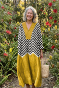 The Irregular Geometric Midi Dress