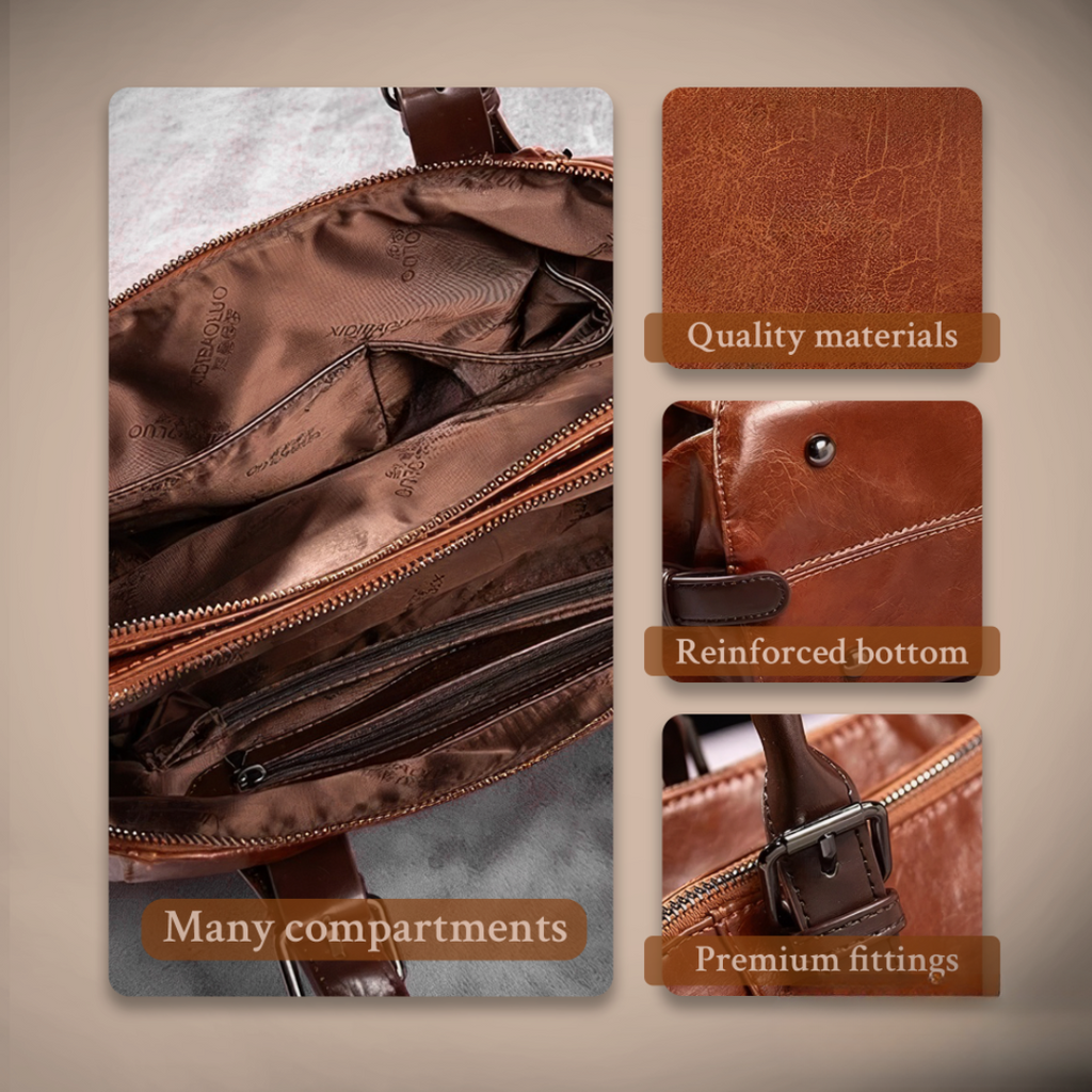 KATHERINE - LUXE STATEMENT LEATHER HANDBAG