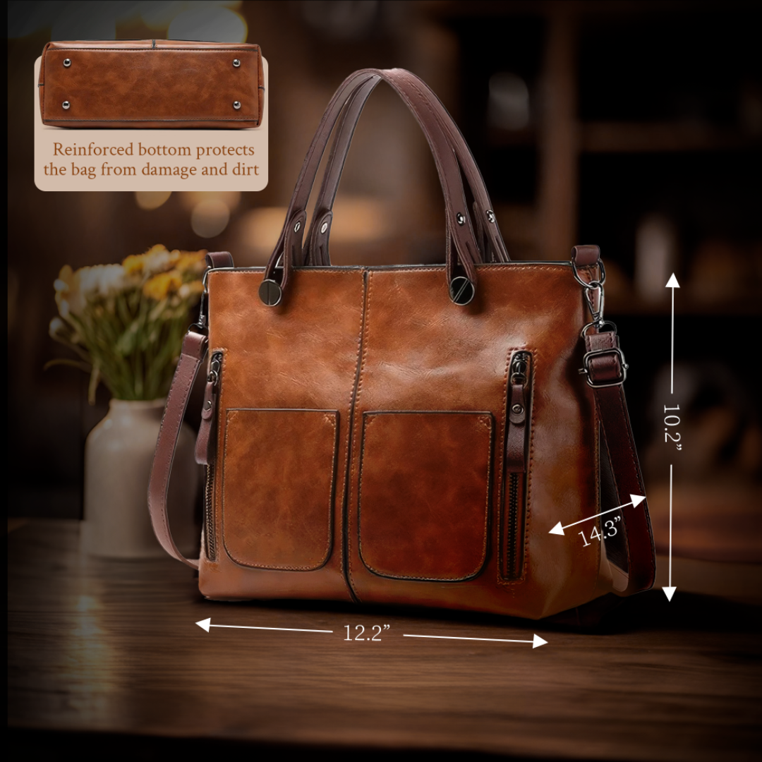 NANCY - TIMELESS ELEGANCE LEATHER SHOULDER BAG