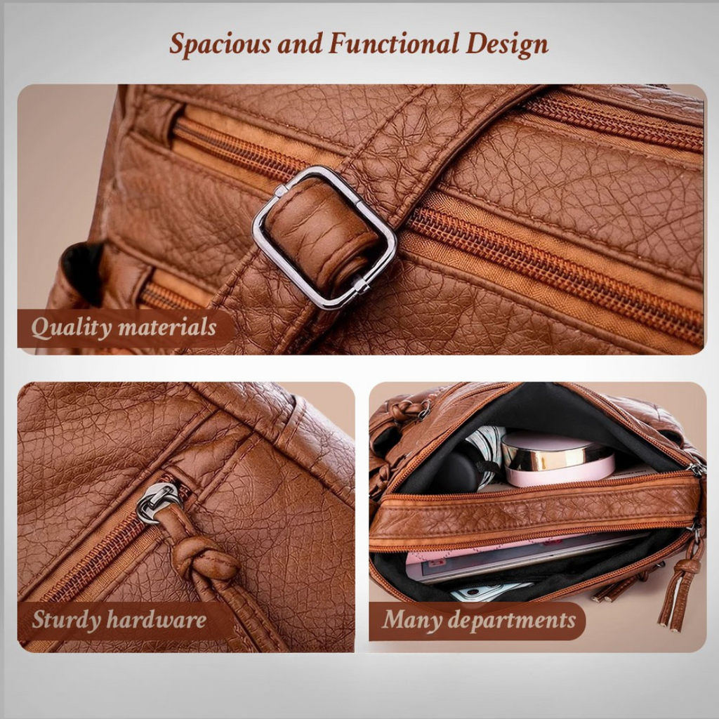 ELLEN - CLASSIC HARMONY LEATHER BAG