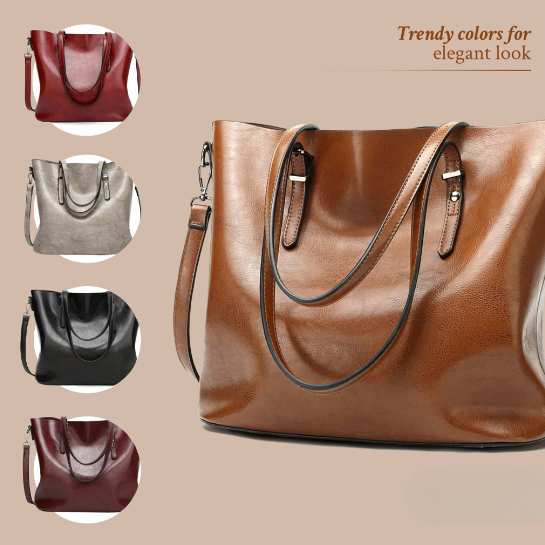 JANE - TIMELESS VINTAGE LEATHER HANDBAG
