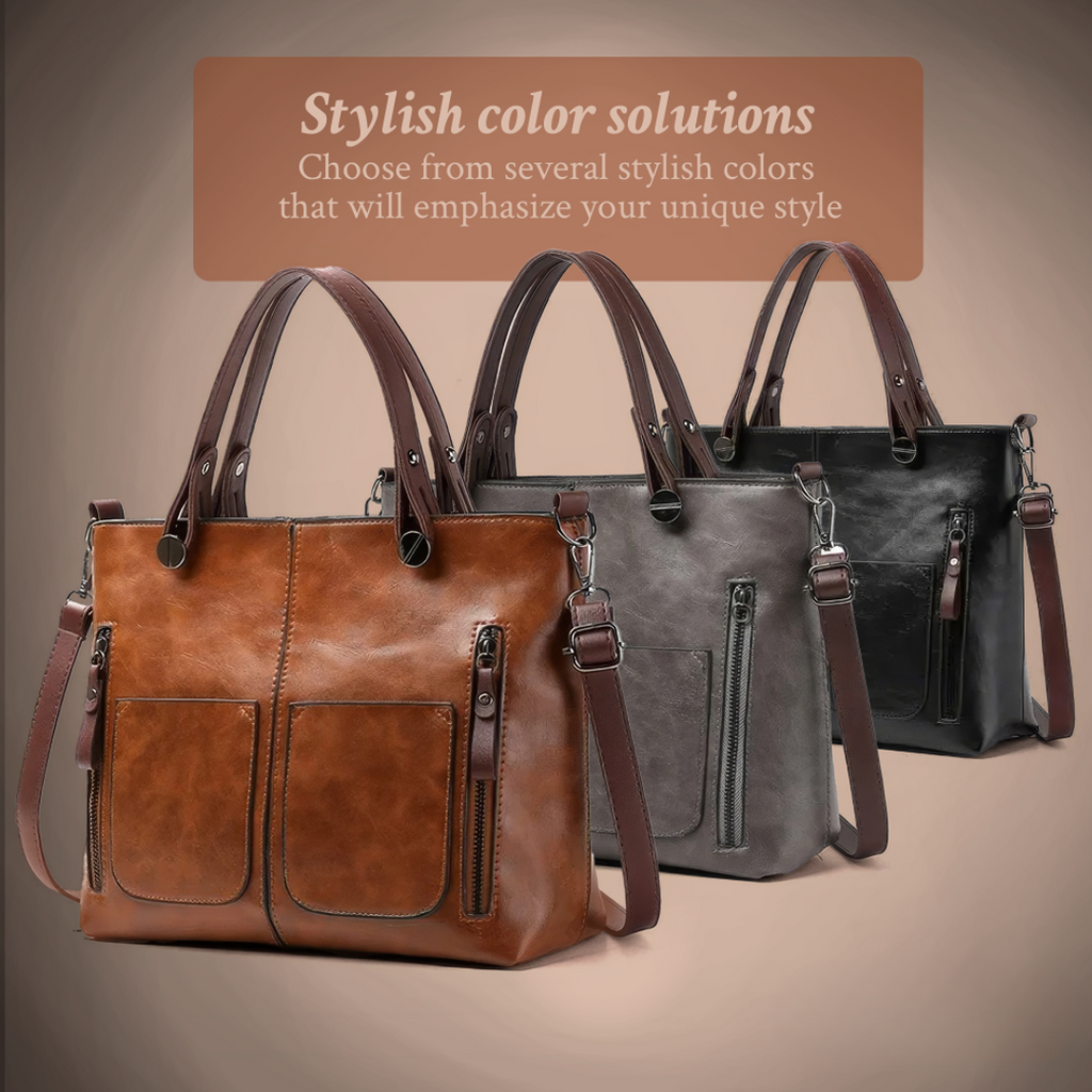 NANCY - TIMELESS ELEGANCE LEATHER SHOULDER BAG