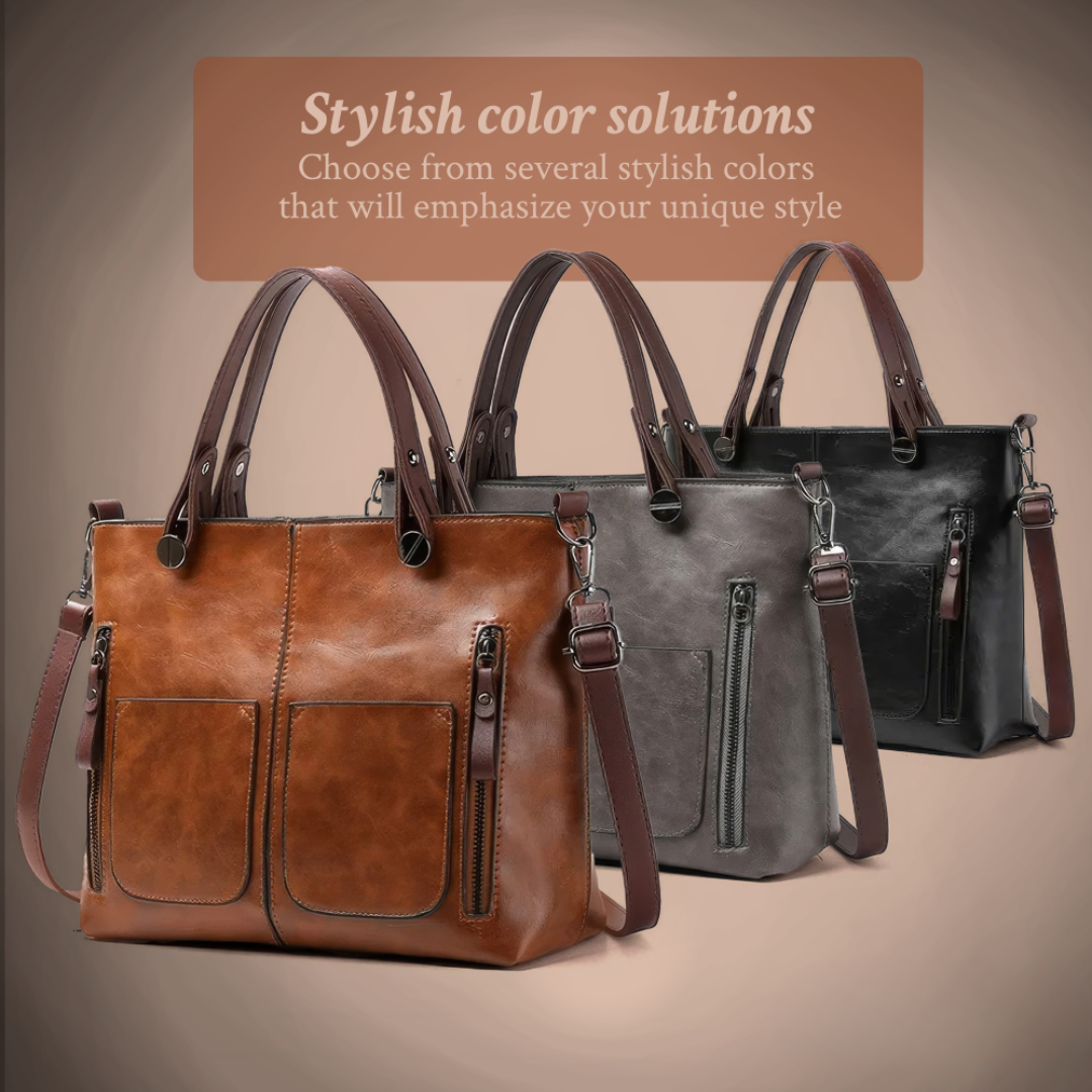 NANCY - TIMELESS ELEGANCE LEATHER SHOULDER BAG