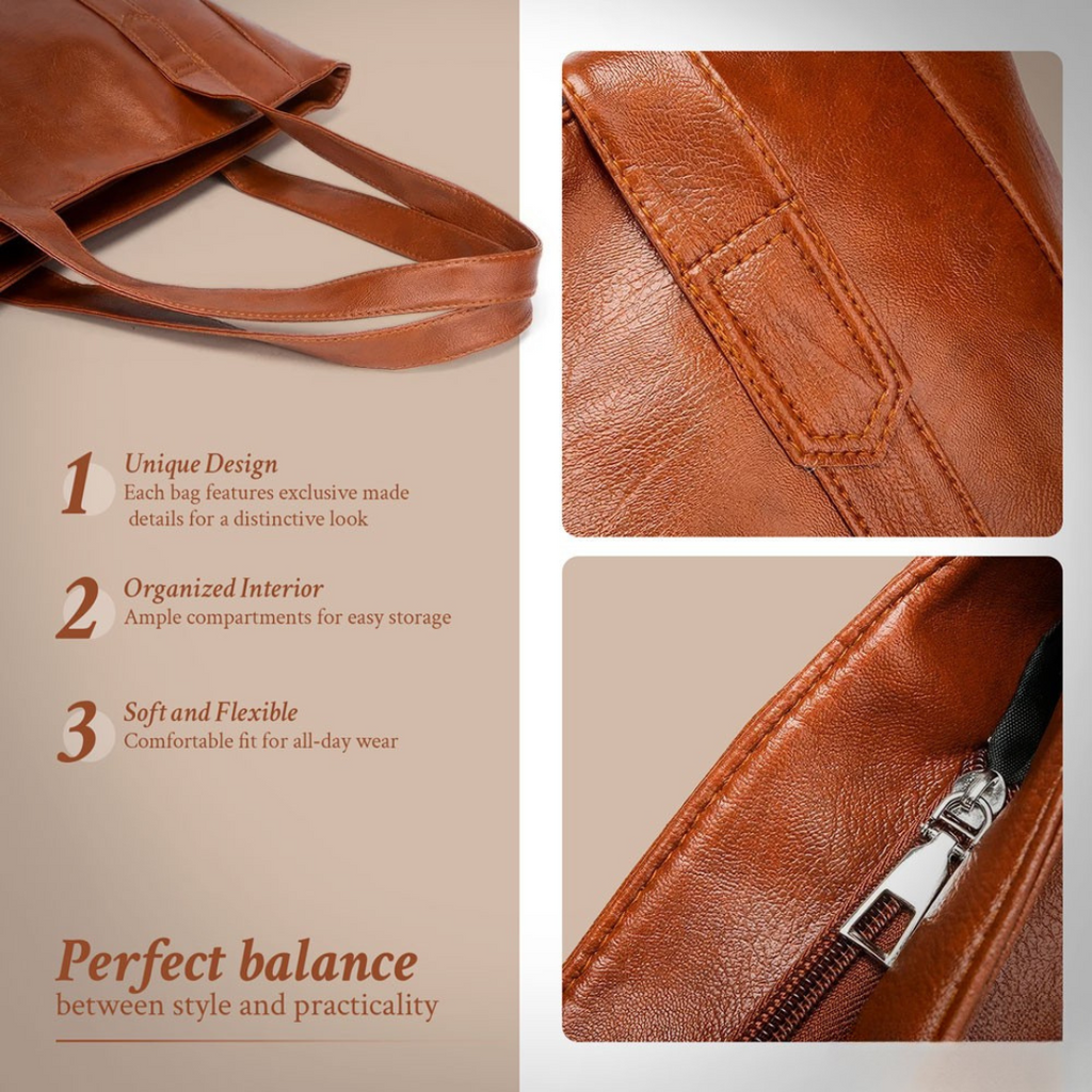 SUSAN - MINIMALIST LUXURY LEATHER SHOULDER BAG