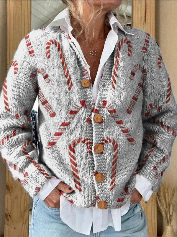 LUNARA | WOMENS VINTAGE KNIT CARDIGAN SWEATER