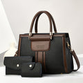 LUNA - ELEGANT 3-PIECE LEATHER BAG SET
