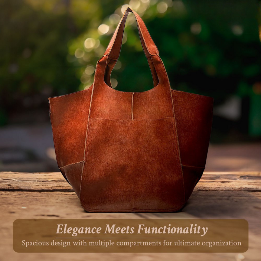 RUTH - TIMELESS ALLURE LEATHER TOTE BAG