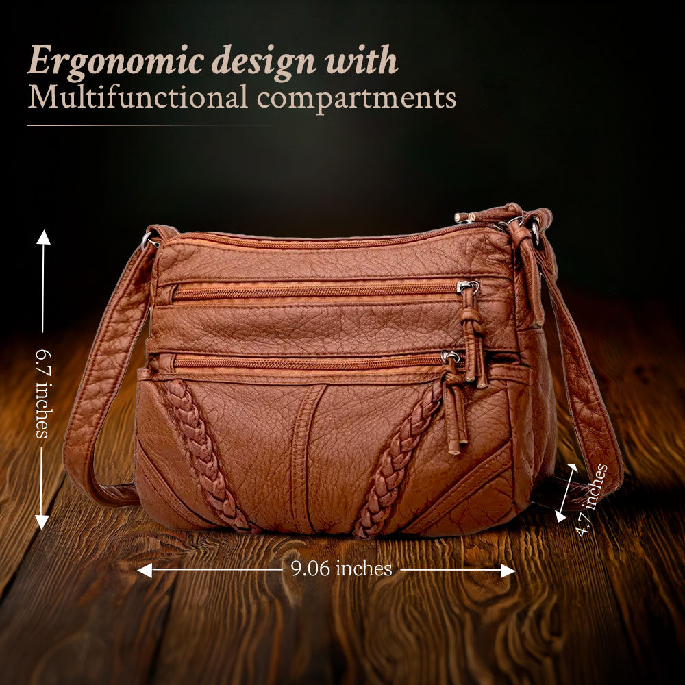 ELLEN - CLASSIC HARMONY LEATHER BAG