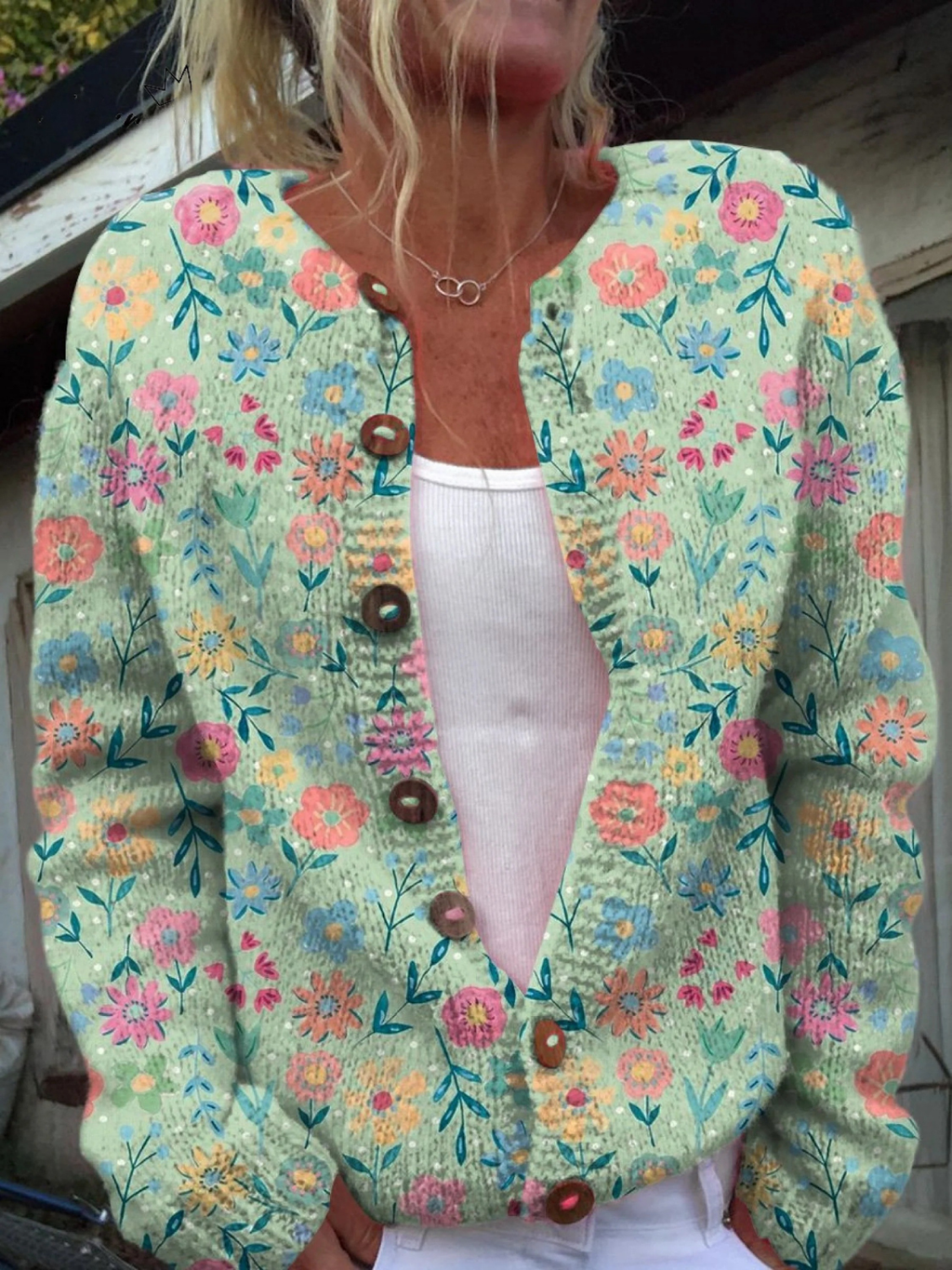 MARISOL | WOMENS VINTAGE KNIT CARDIGAN SWEATER