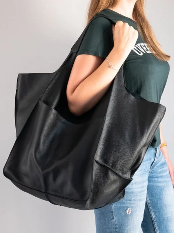 RUTH - TIMELESS ALLURE LEATHER TOTE BAG