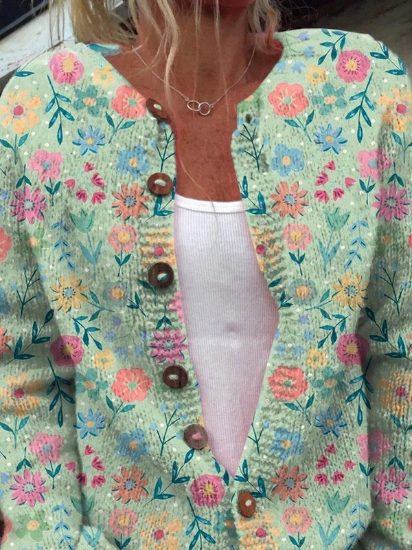 MARISOL | WOMENS VINTAGE KNIT CARDIGAN SWEATER