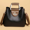 ISABELLA - CHIC LEATHER BUCKET BAG