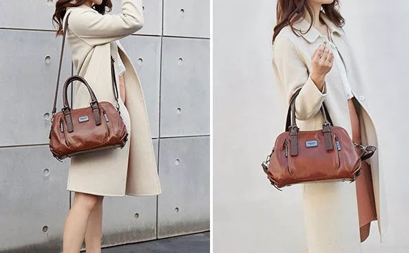 KATHERINE - LUXE STATEMENT LEATHER HANDBAG