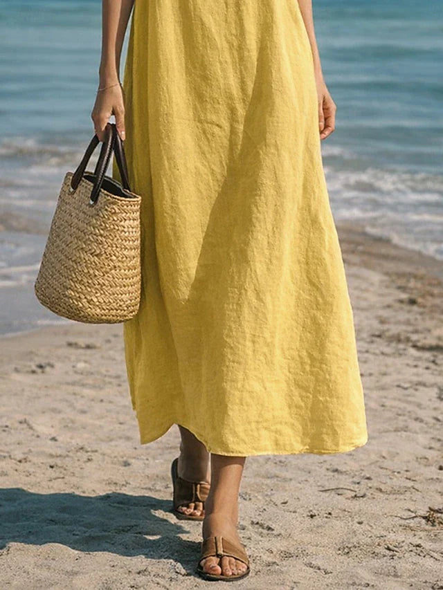 AGNES | SLEEVELESS MIDI DRESS