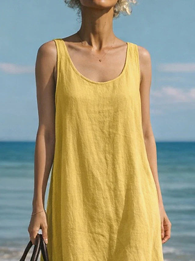 AGNES | SLEEVELESS MIDI DRESS