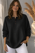 FRANKIE| WAFFLE KNIT HENLEY