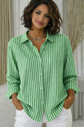 HEIDI | STRIPED BUTTON SHIRT