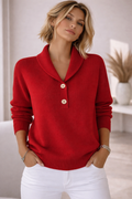 DAISY | COLLAR BUTTON SWEATER