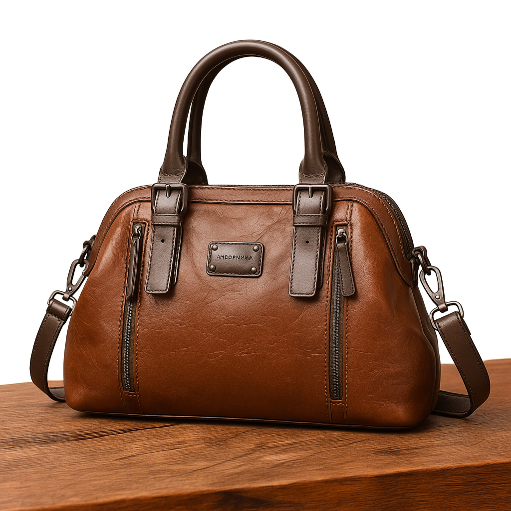 KATHERINE - LUXE STATEMENT LEATHER HANDBAG