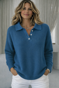 FREYA | KNIT POLO SWEATER