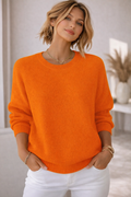 TALIA | PINK COZY KNIT SWEATER