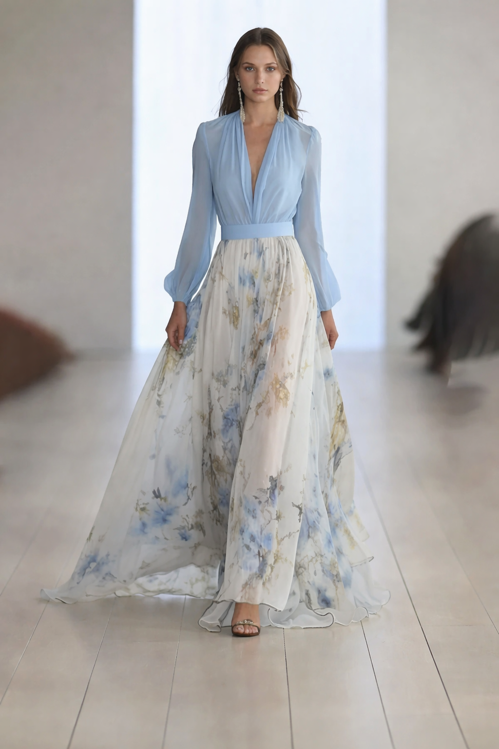 MADELINE | BOHEMIAN MAXI DRESS WITH FLORAL PRINT
