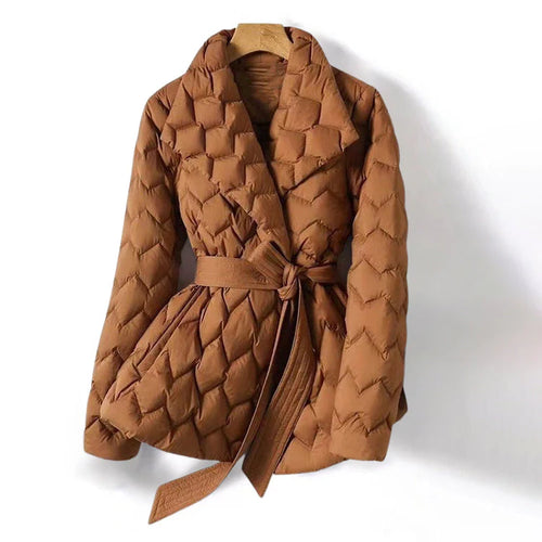 CAMILLE|  QUILTED WRAP COAT