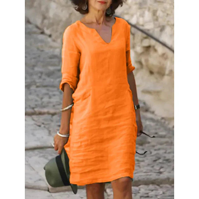 EVELIEN | RELAXED MIDI DRESS